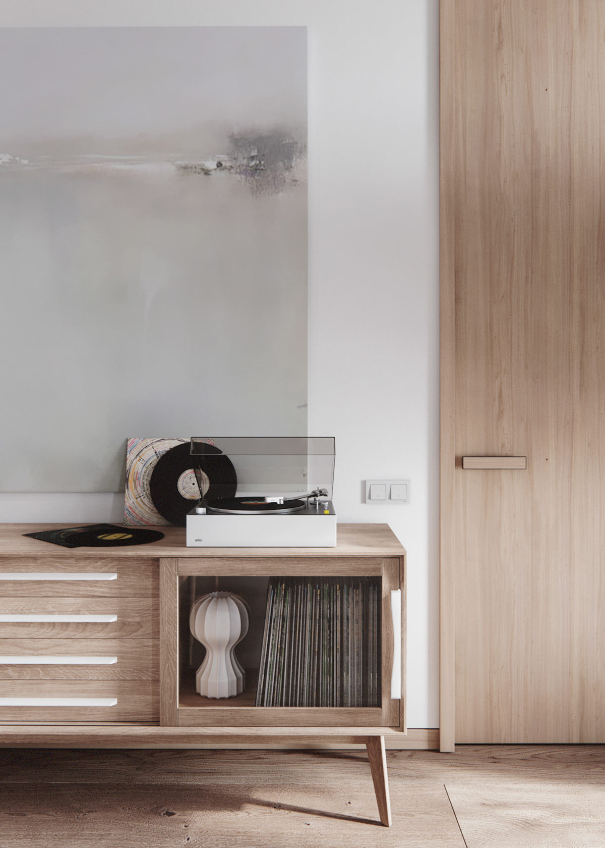 两个100平方米的室内设计,是优雅现代室内设计的缩影---酷图编号1341974