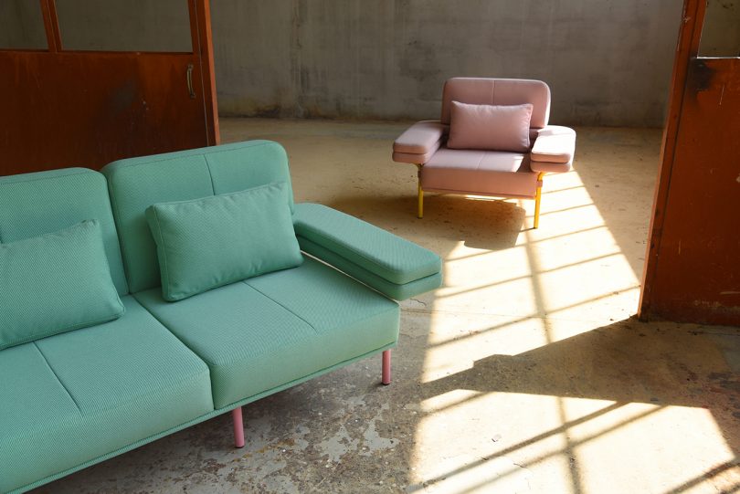 Adrenalia走向绿色的后现代LEO沙发系列---酷图编号1342281