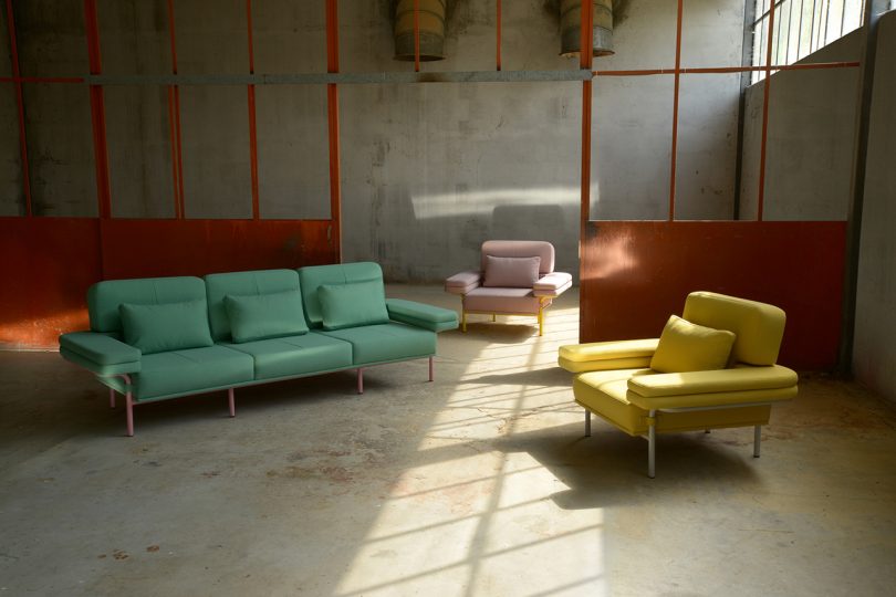 Adrenalia走向绿色的后现代LEO沙发系列---酷图编号1342286