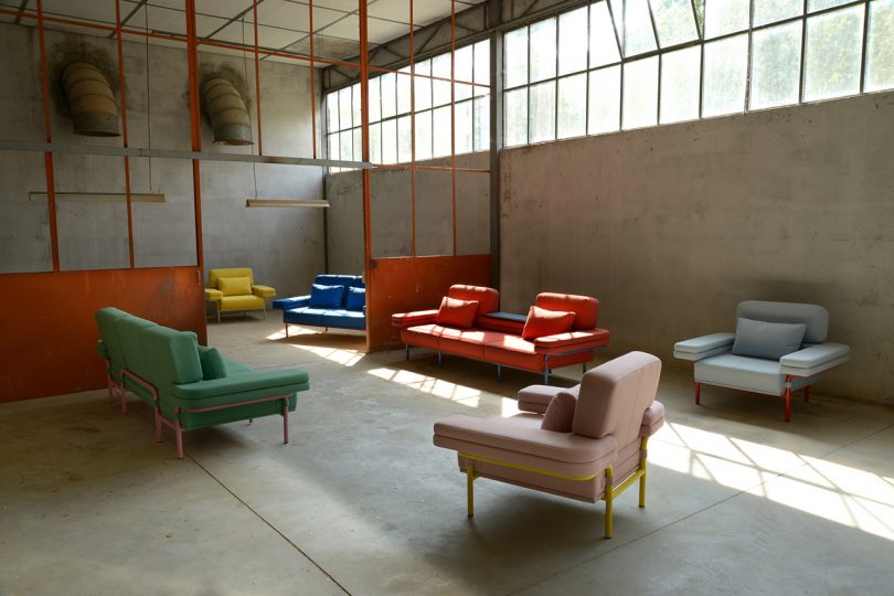 Adrenalia走向绿色的后现代LEO沙发系列---酷图编号1342288