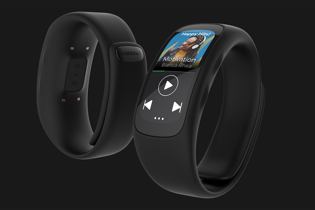 三星重新设计了一款与手腕相匹配的坦克外壳形状Galaxy智能手表---酷图编号20