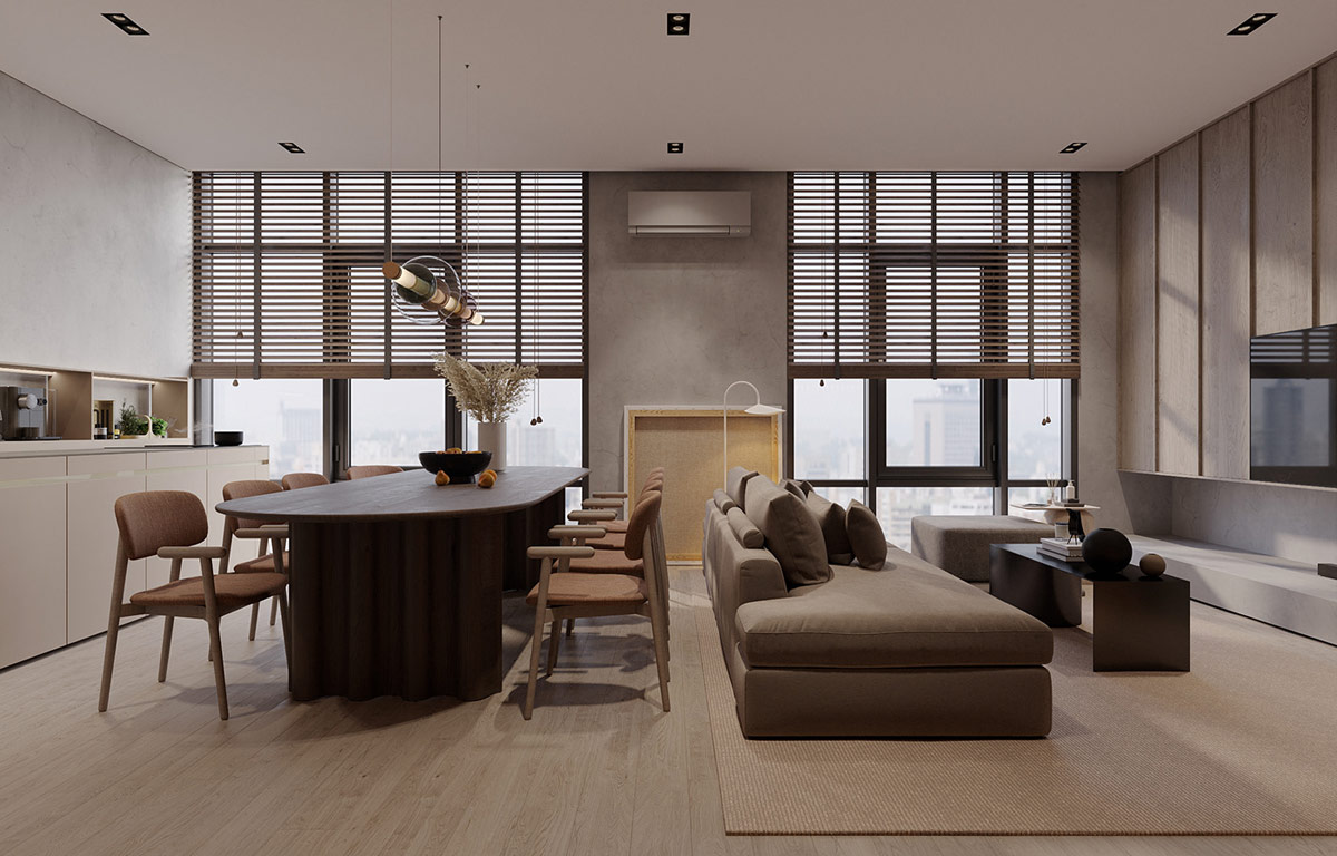 乌克兰120平方米塑造宁静的现代空间---酷图编号11