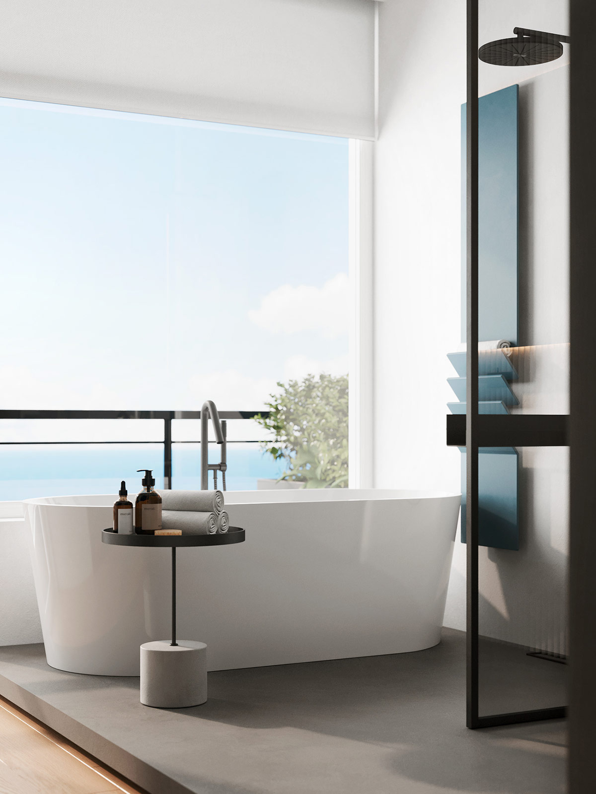 乌克兰带有海洋蓝色装饰的沿海房屋---酷图编号25