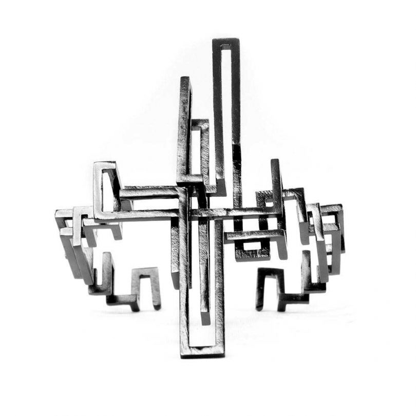 Zimarty推出灵感源自希尔伯特曲线的新型3D打印珠宝---酷图编号12