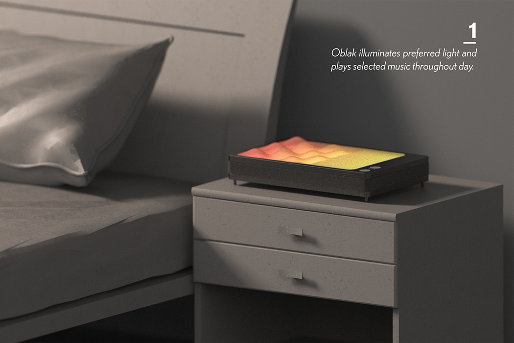 Oblak-可让您远离深夜滚动,并改善睡眠具有NFC功能的睡眠辅助设备---酷图编号1343969