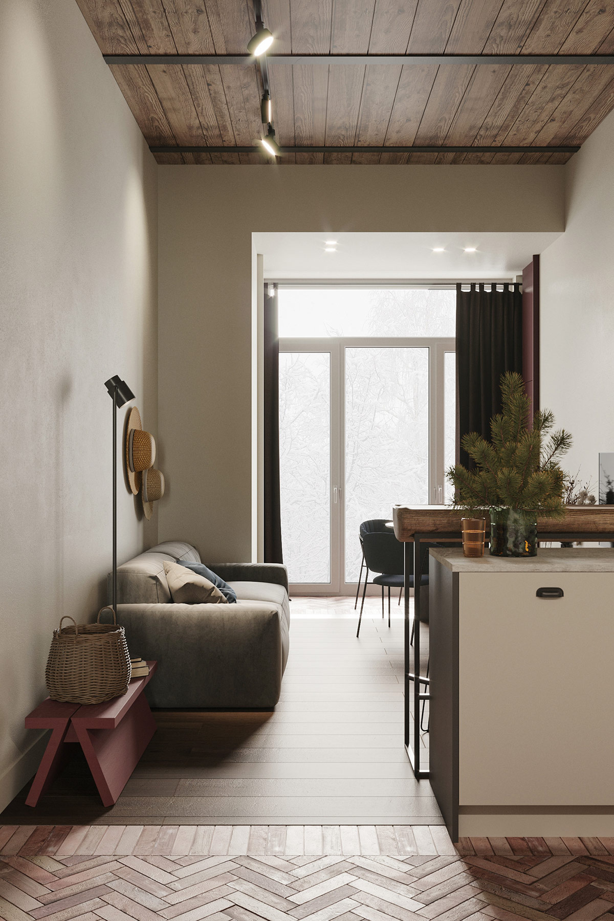 2个45平方米以下的空间设计欣赏---酷图编号20