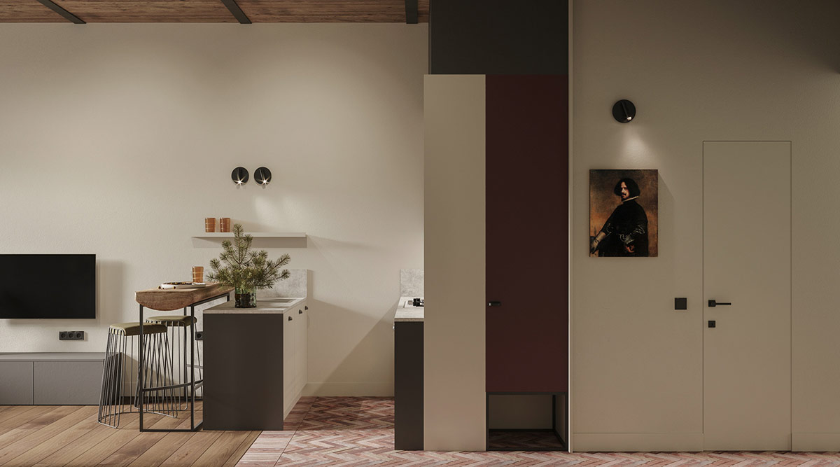 2个45平方米以下的空间设计欣赏---酷图编号1