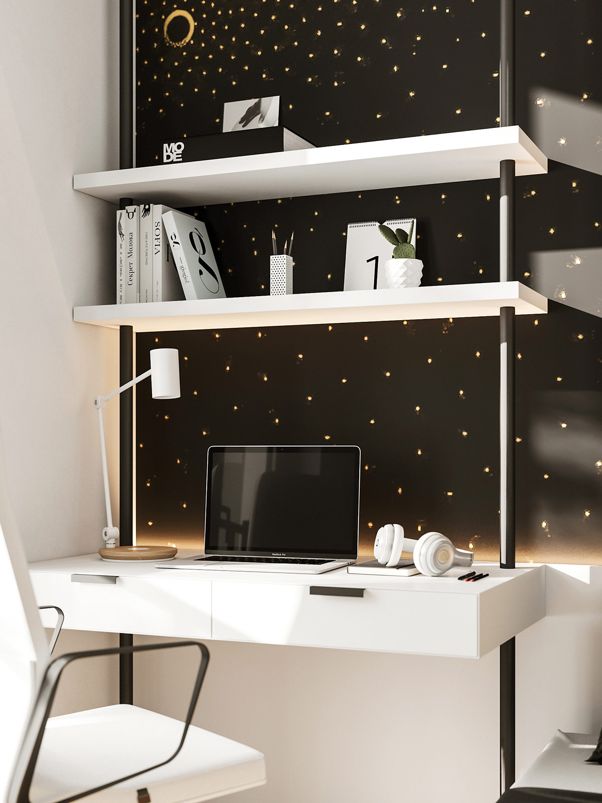 55平方米以下的彩色内聚内饰设计---酷图编号9