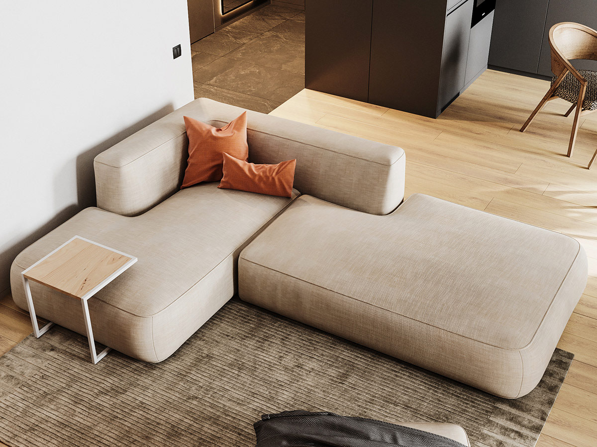 55平方米以下的彩色内聚内饰设计---酷图编号4