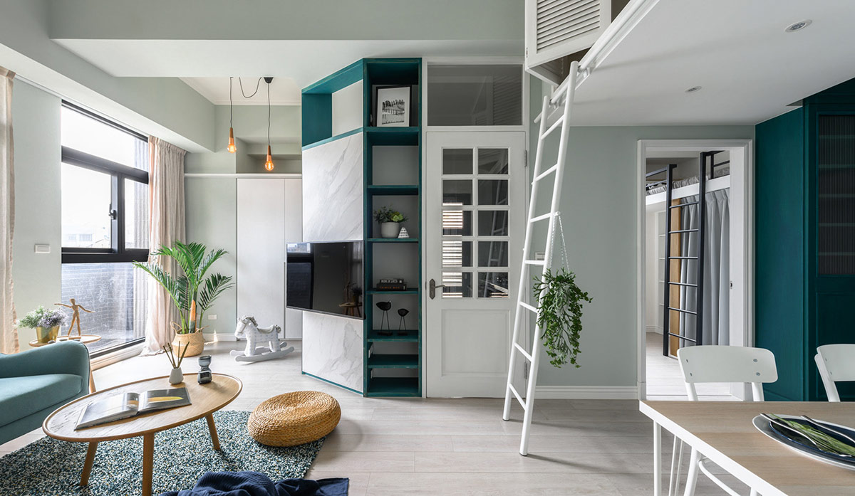 独特内饰和引人注目色彩组合的室内设计---酷图编号35