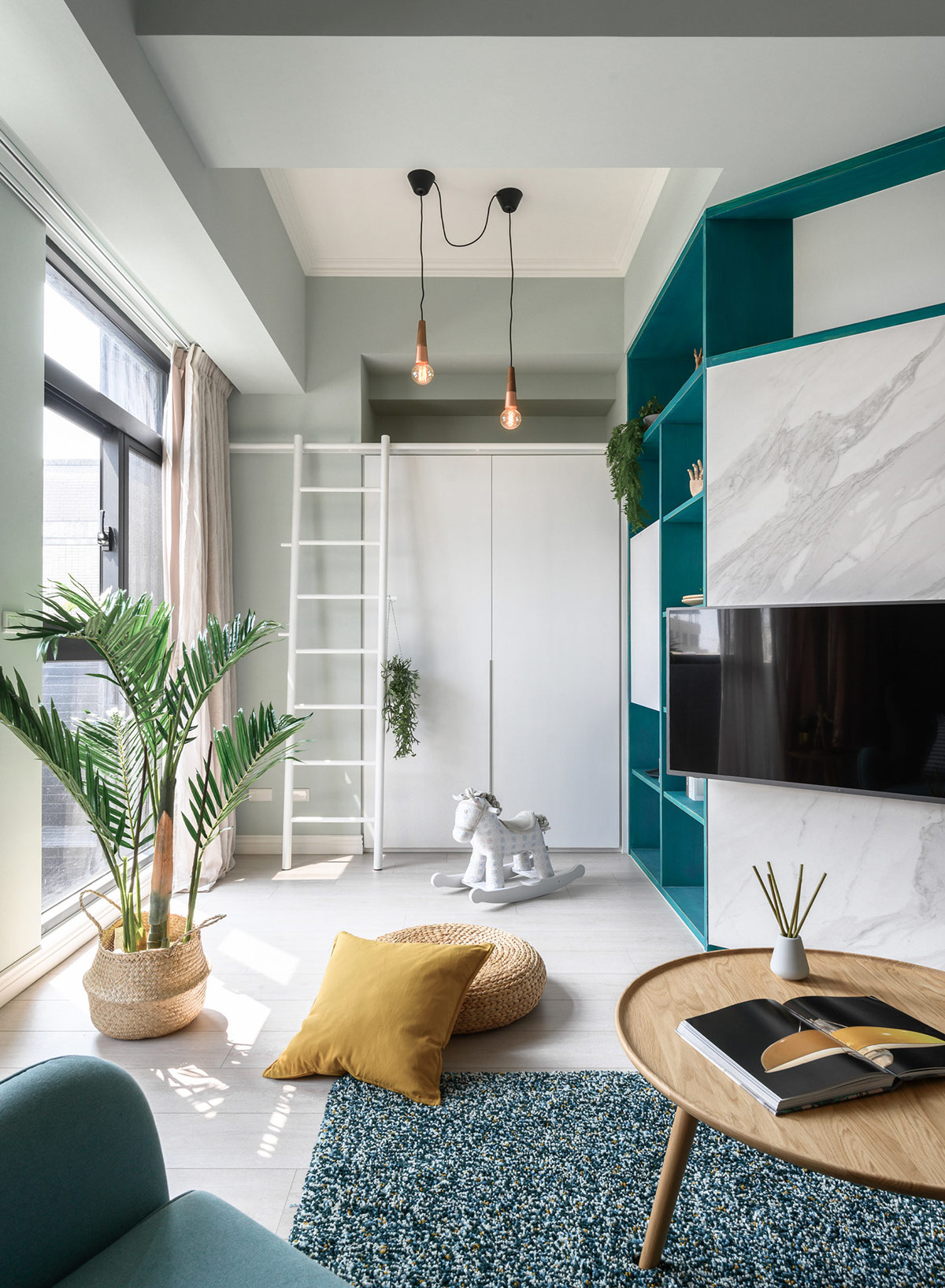 独特内饰和引人注目色彩组合的室内设计---酷图编号32