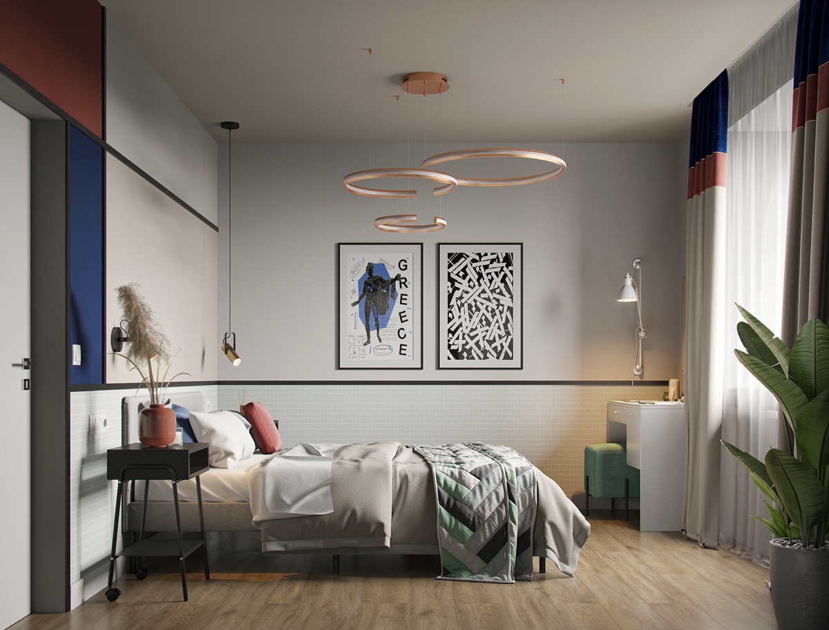 独特内饰和引人注目色彩组合的室内设计---酷图编号10