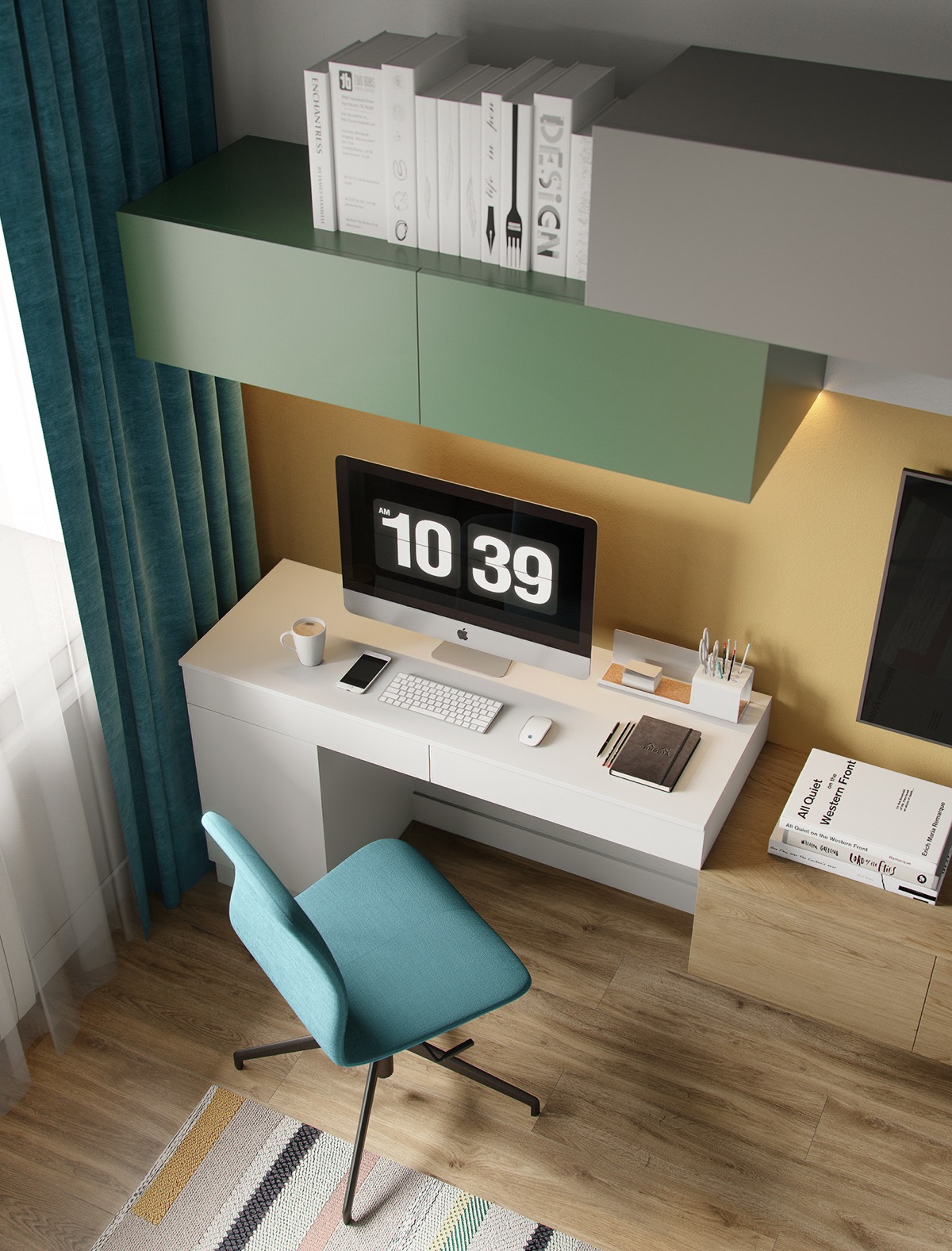 独特内饰和引人注目色彩组合的室内设计---酷图编号11