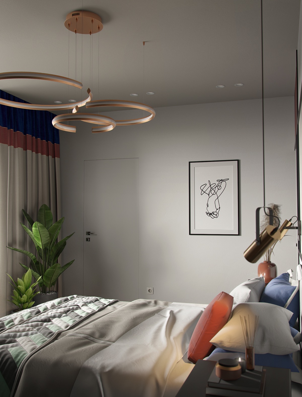 独特内饰和引人注目色彩组合的室内设计---酷图编号9