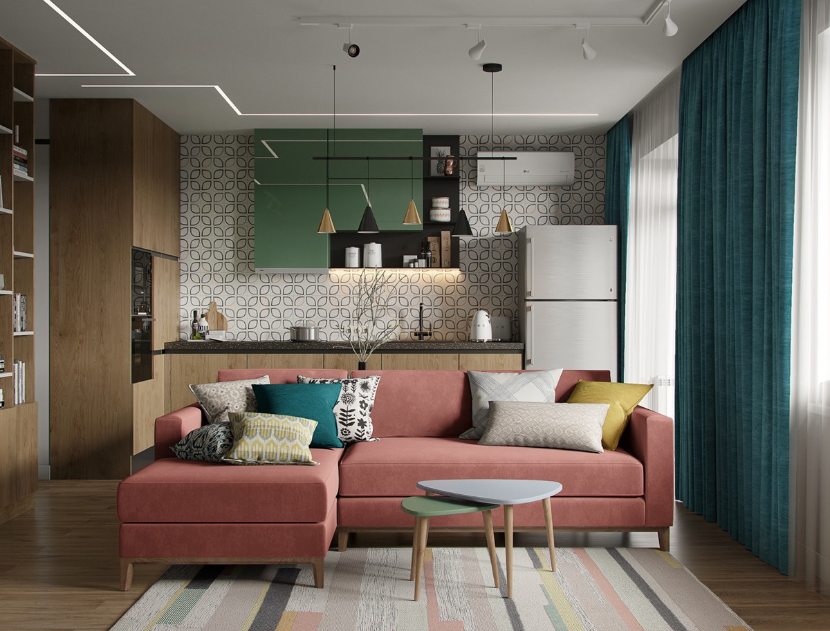 独特内饰和引人注目色彩组合的室内设计---酷图编号2