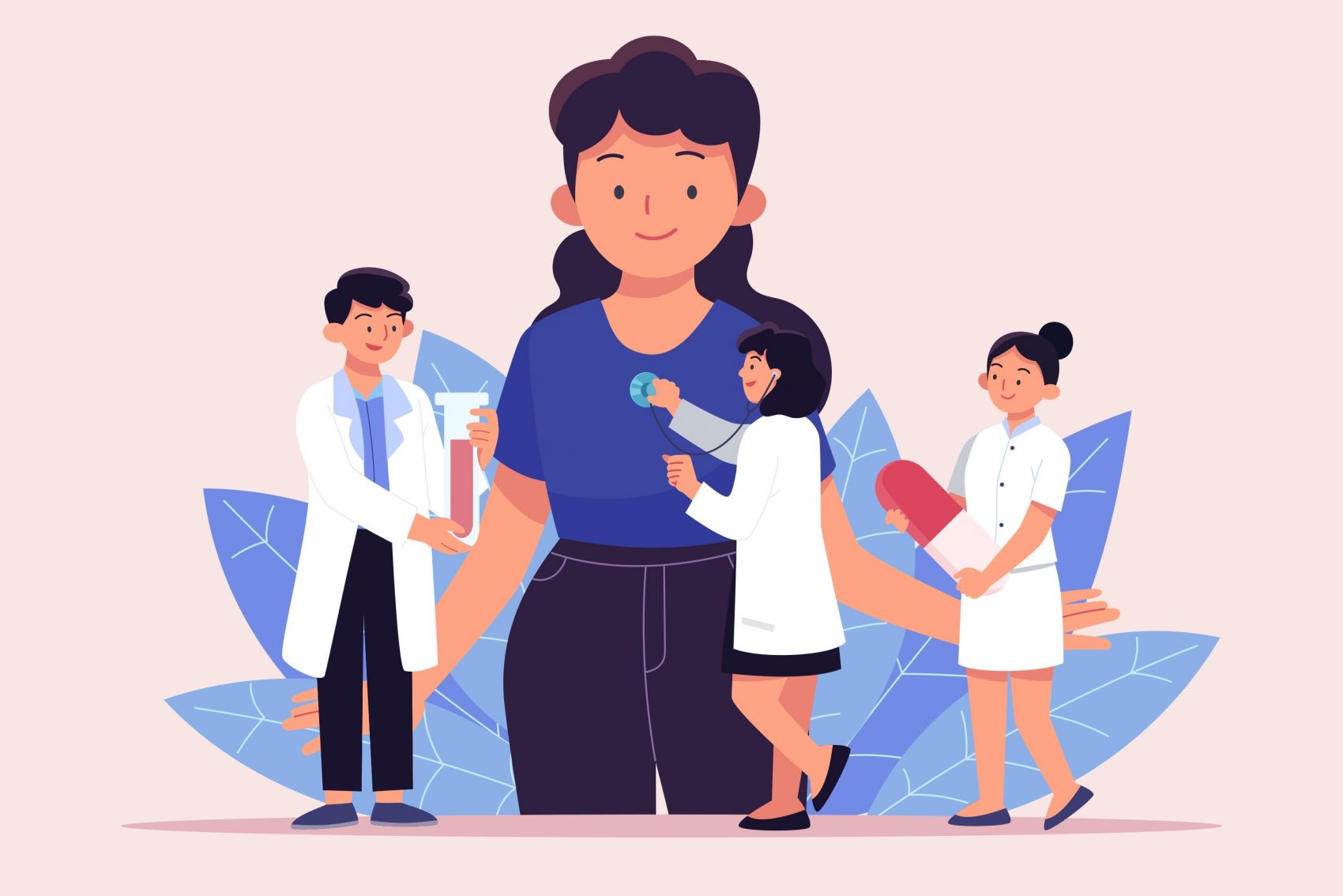 卡通医生护士素材下载图片