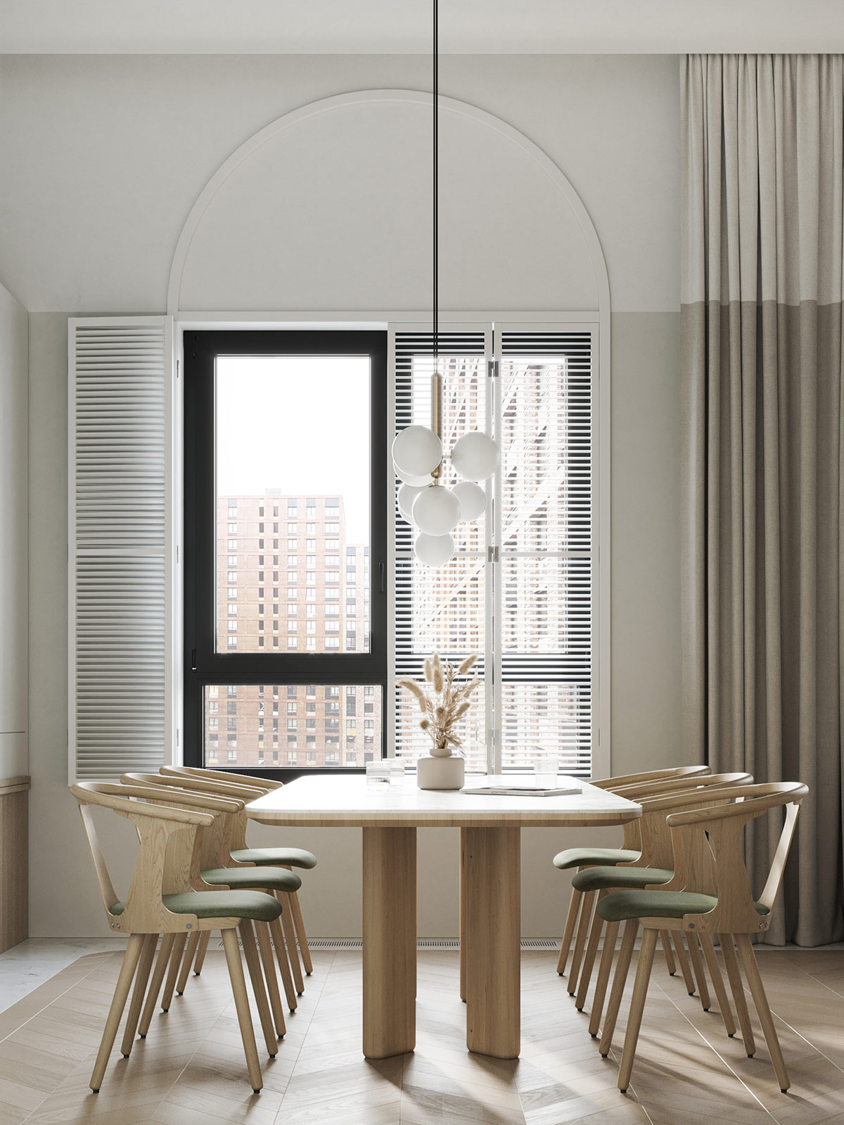 高端拱门装饰趋势启示的室内设计效果图---酷图编号1347629