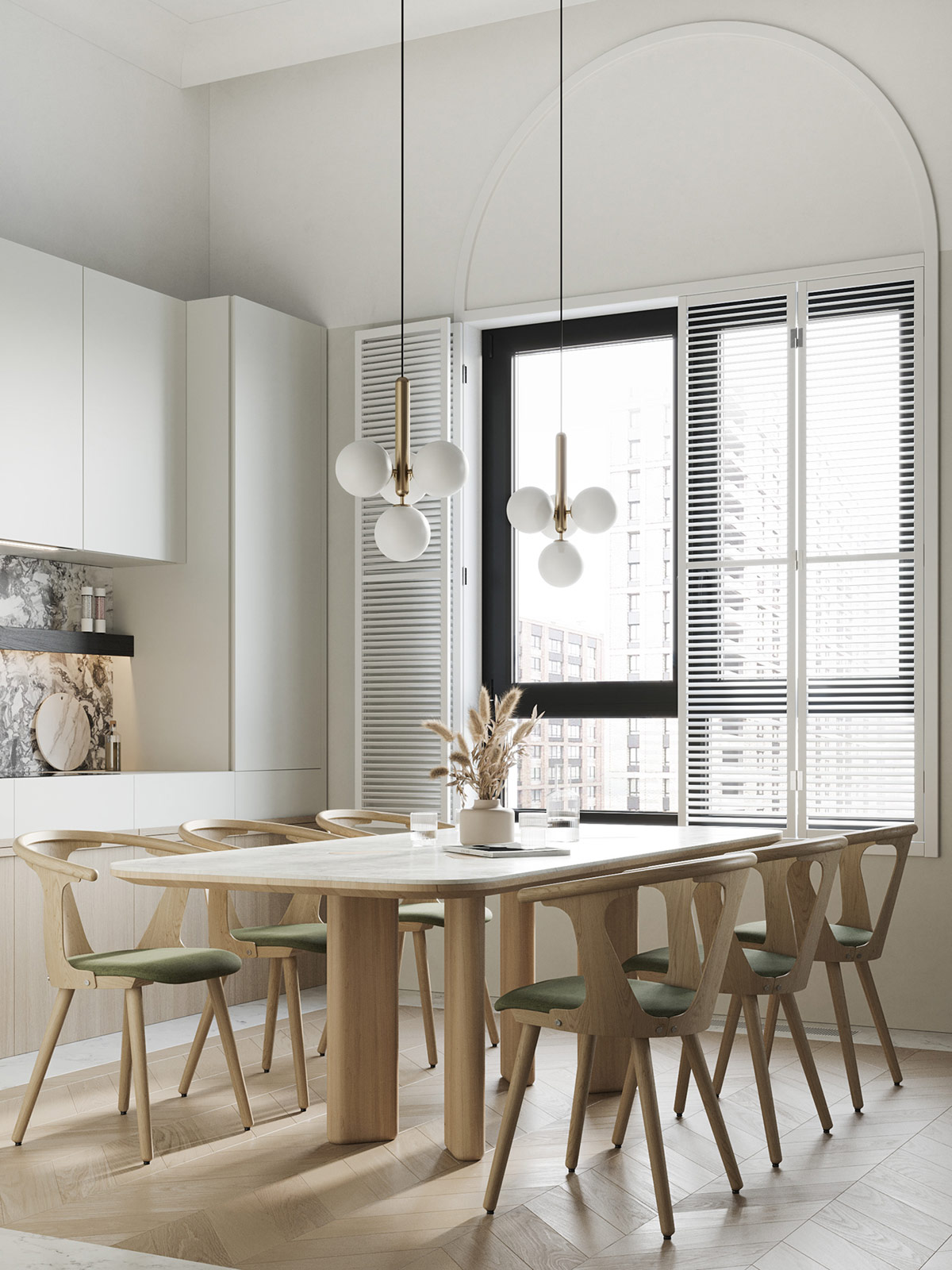 高端拱门装饰趋势启示的室内设计效果图---酷图编号1347630