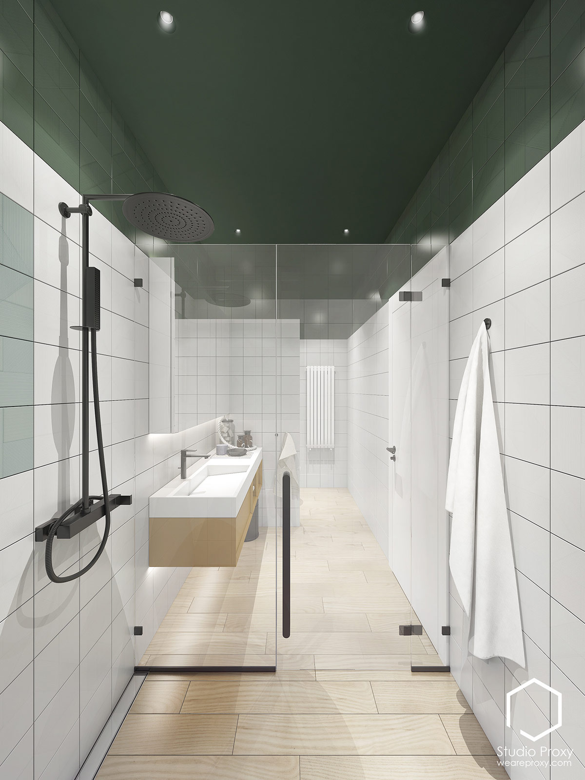 探索绿色风格内饰室内空间设计---酷图编号16