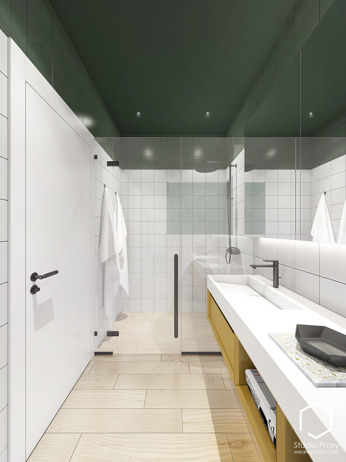 探索绿色风格内饰室内空间设计---酷图编号5