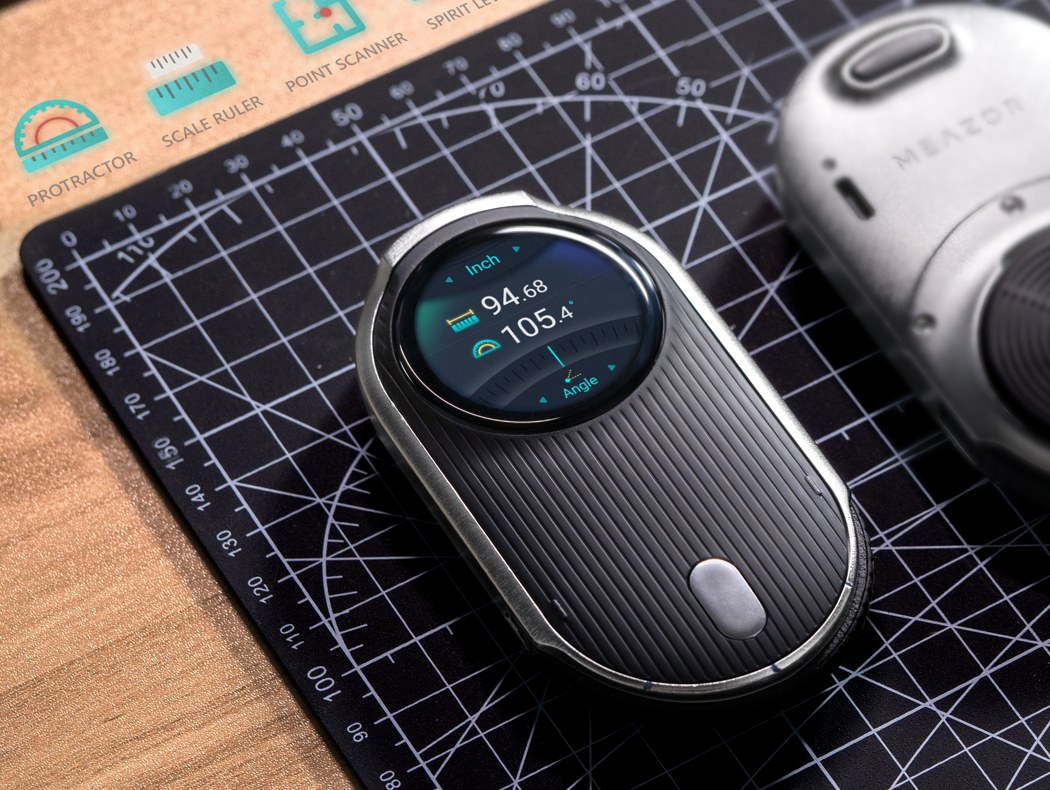 MEAZOR-可以取代您当前使用的每一个测量工具的小型激光设备---酷图编号1349047