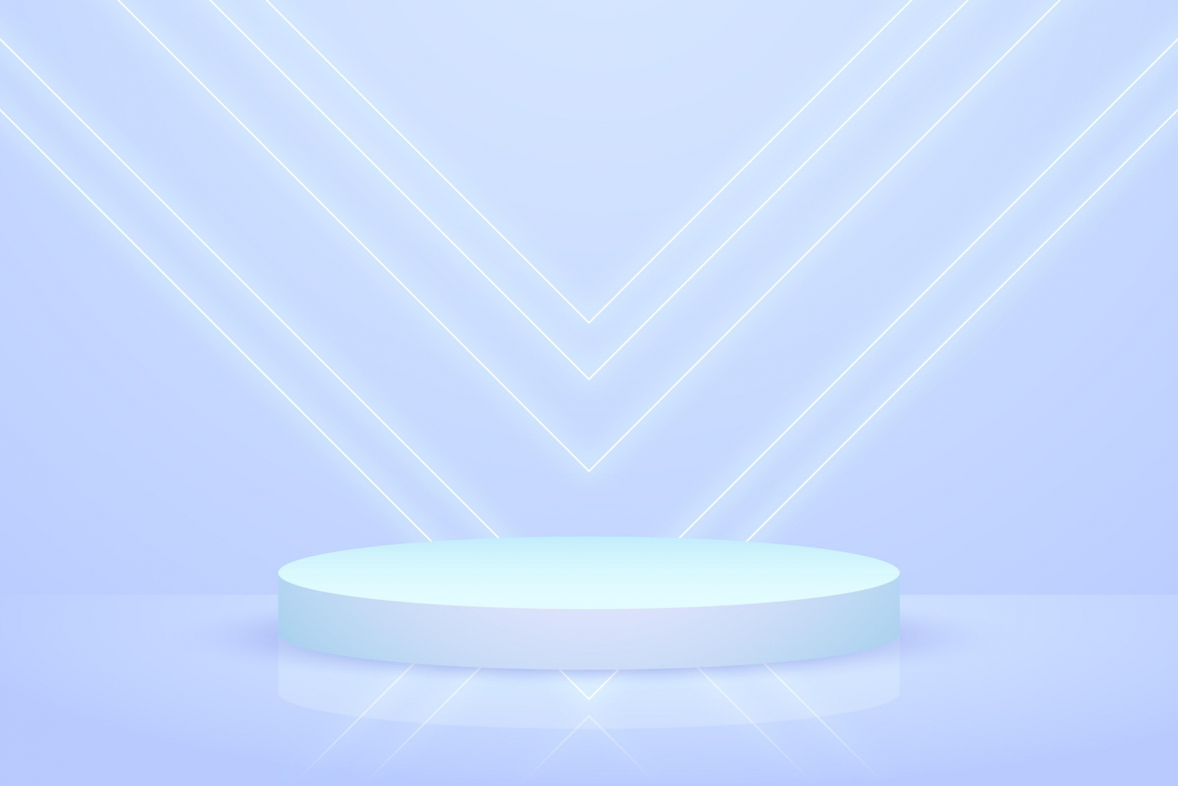 浅蓝色霓虹灯线条光素材下载图片