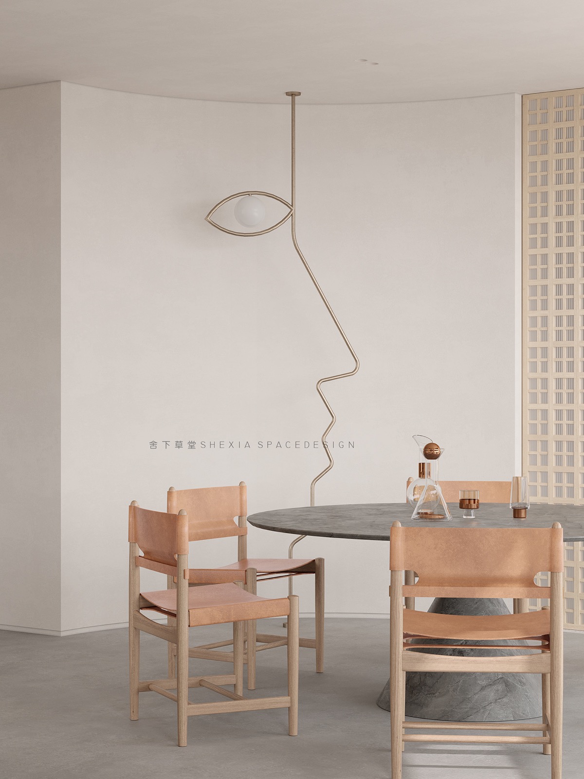 带有宁静调色板和明亮天窗的豪宅---酷图编号36