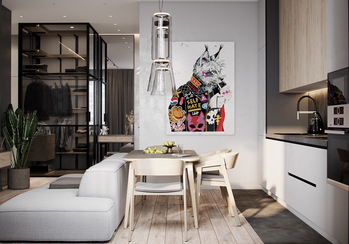 创意专业人士的艺术装饰公寓---酷图编号36