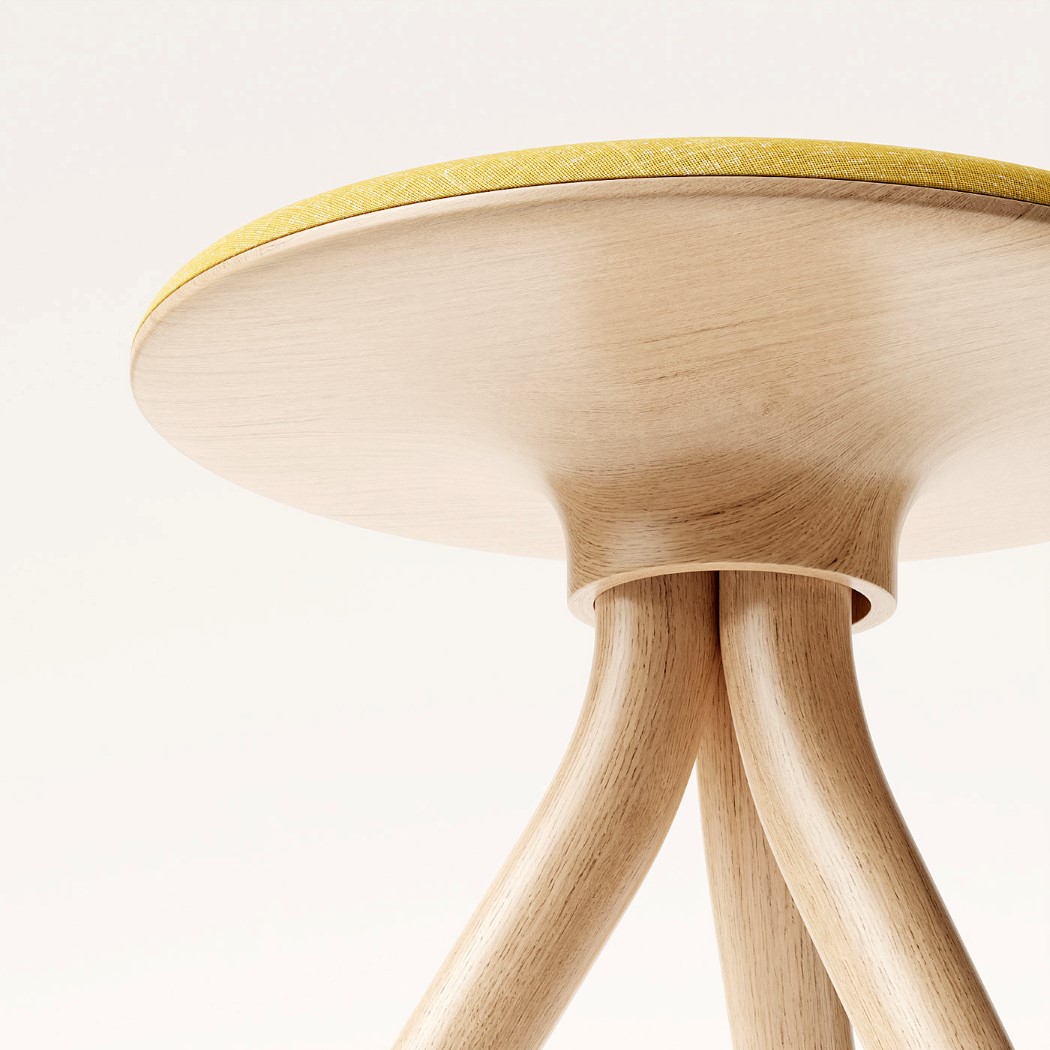 挑战如何使用木材作为材料的小凳子---酷图编号3