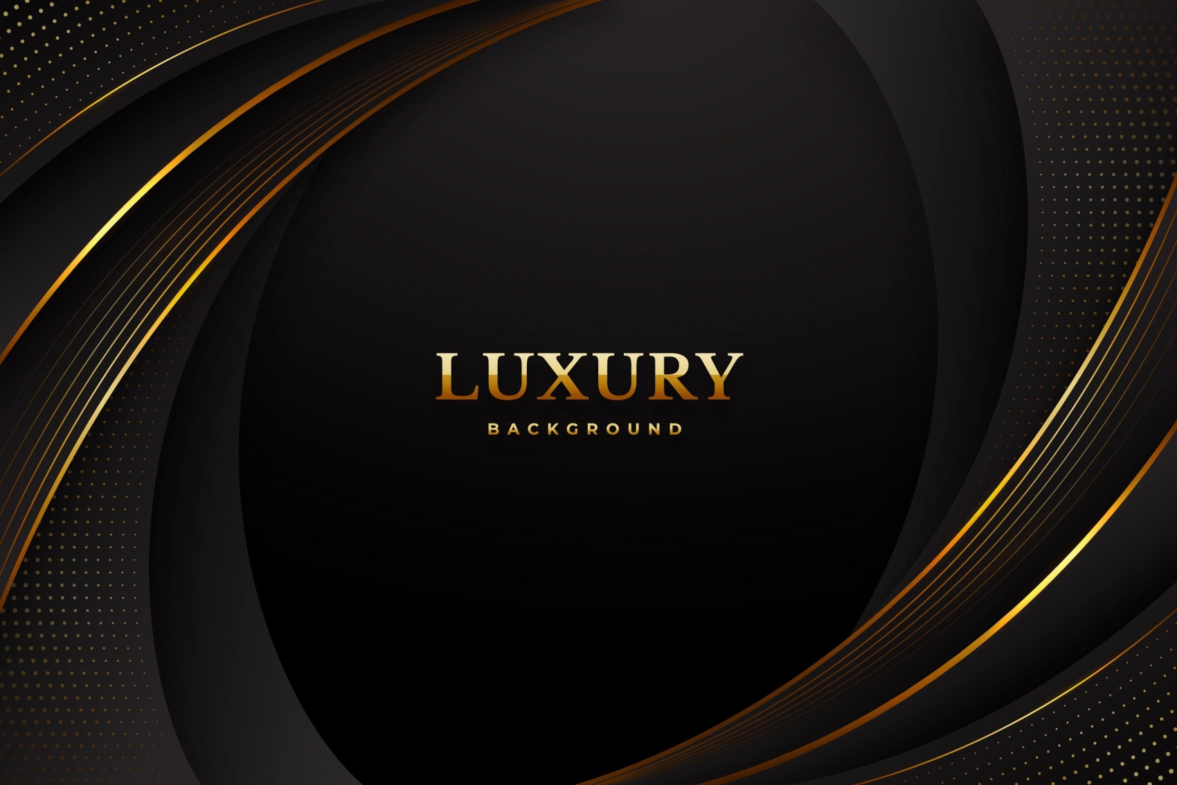 旋转打点的金色曲线素材下载图片