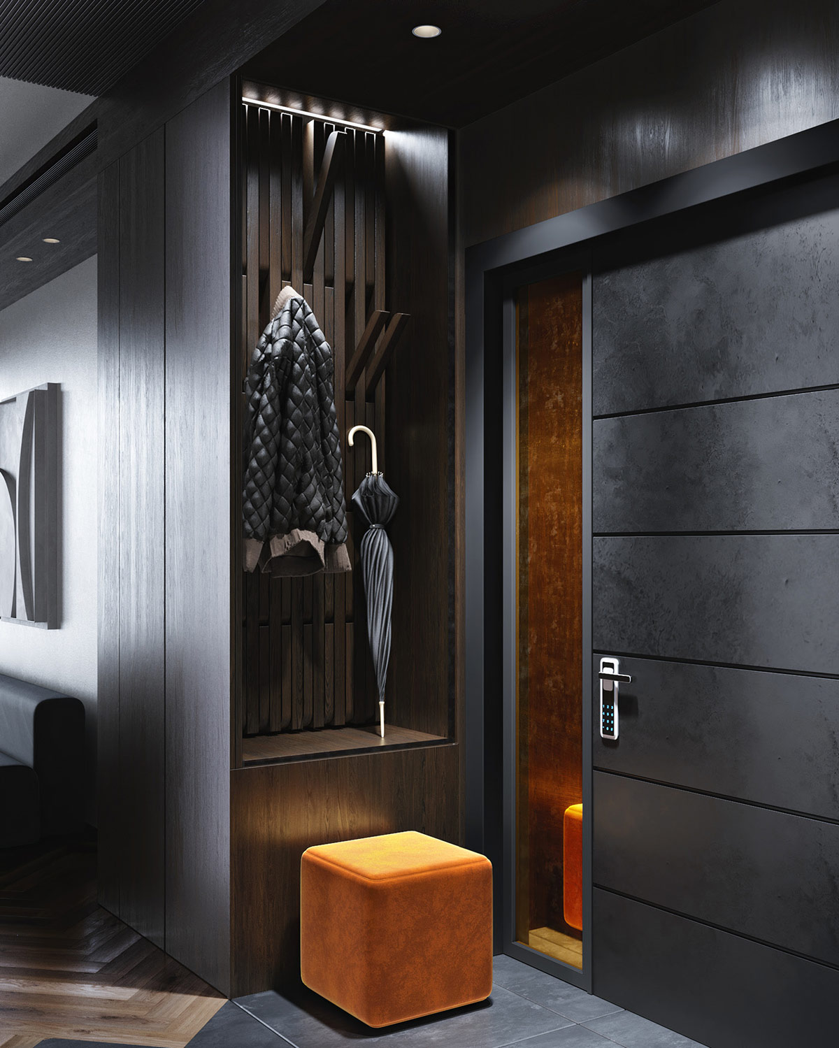 带有个性吊灯和诱人内饰的现代公寓室内设计---酷图编号35