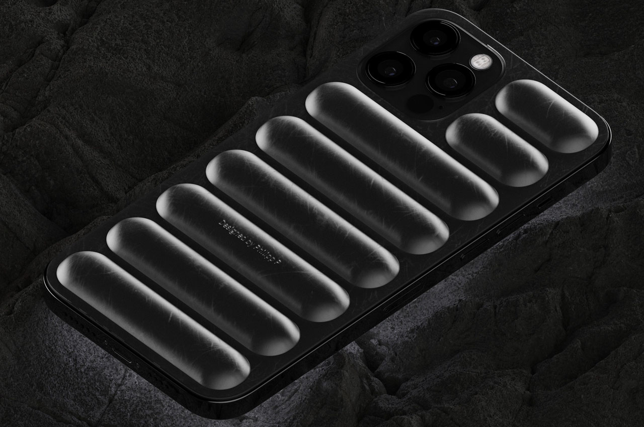 这款 iPhone 12 气垫保护套在一个时尚的包装中提供安全 + 乐趣!---酷图编号12