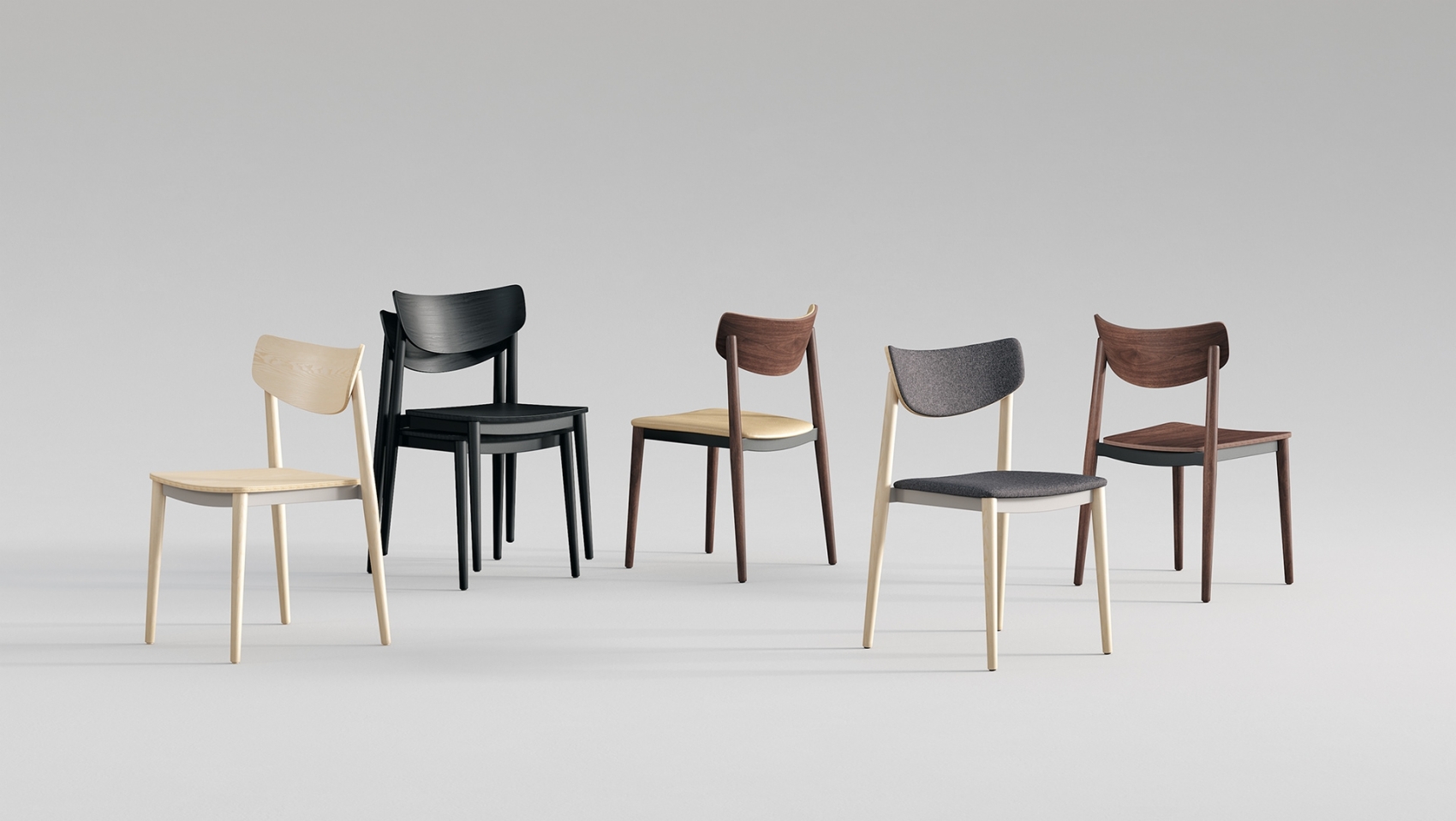 B&T时尚木质皮革靠背椅设计封面大图