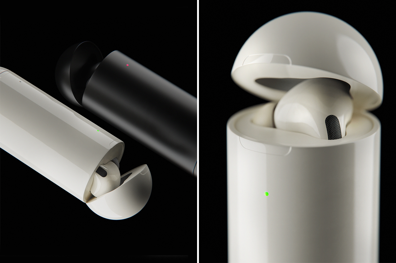 采用桶形设计的AirPods Pro保护套---酷图编号1352984