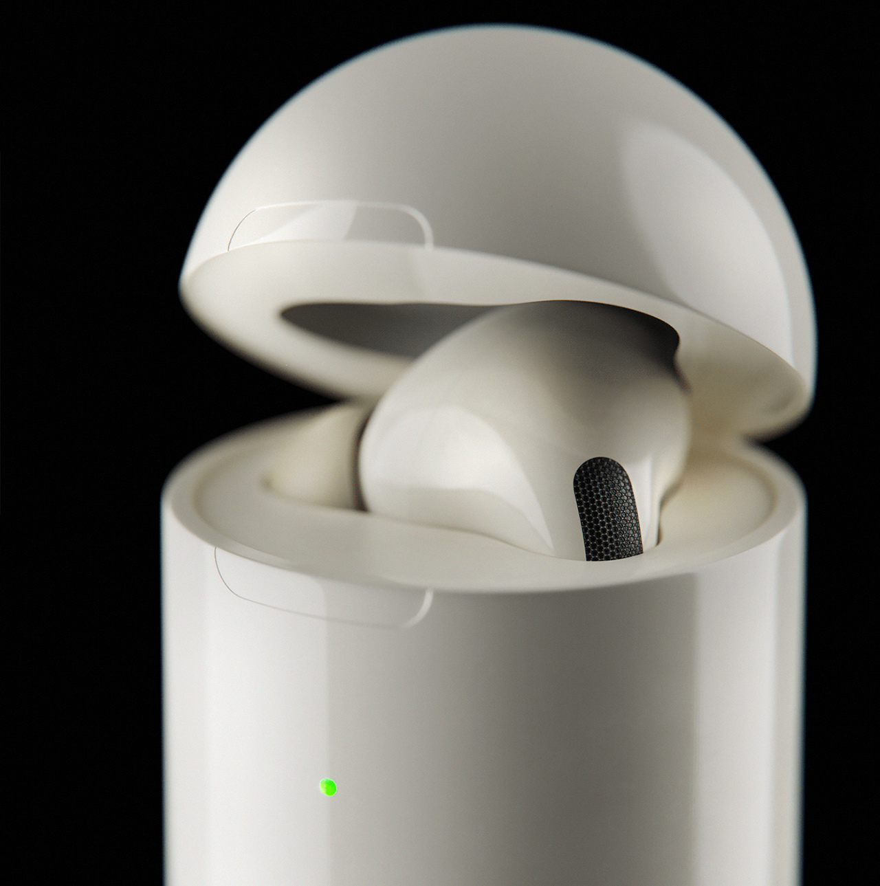 目前的 AirPods Pro 外壳比 AirPods 外壳宽约 20 毫米,这是一个巨大的差异,需要在我们的口袋中留出更多空间。与笨重的水平 AirPods Pro 保护套相比,Antón 的概念保护套可以很好地放入任何口袋,即使它已经塞满了您的房钥匙、钱包和其他任何东西。