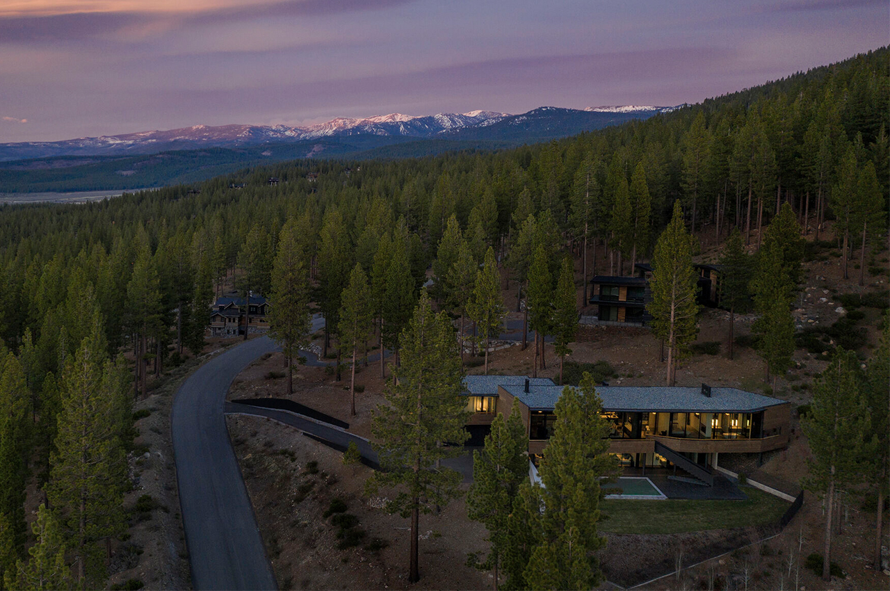 旨在最大限度提高全景视野和能源效率的现代化的房子---酷图编号1353642