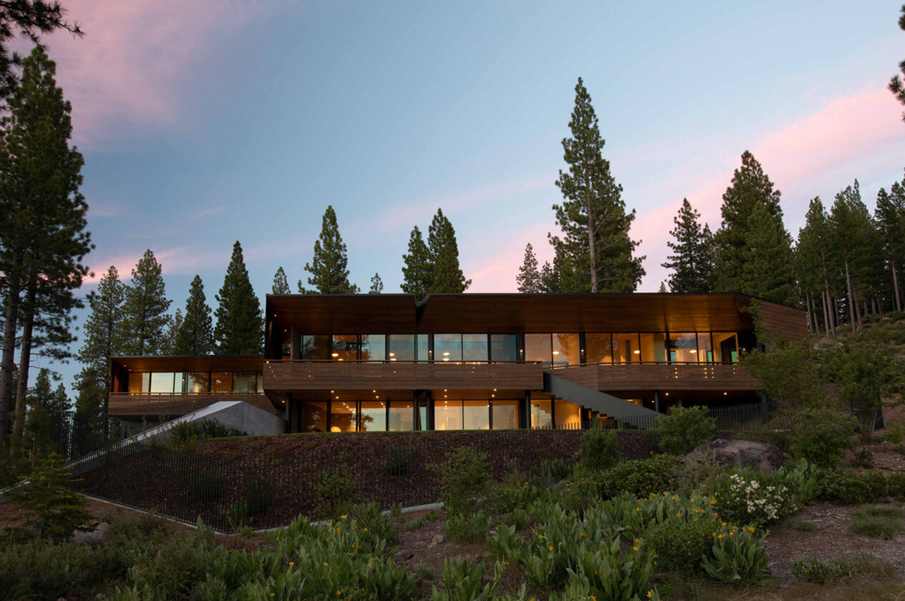 旨在最大限度提高全景视野和能源效率的现代化的房子---酷图编号1353645