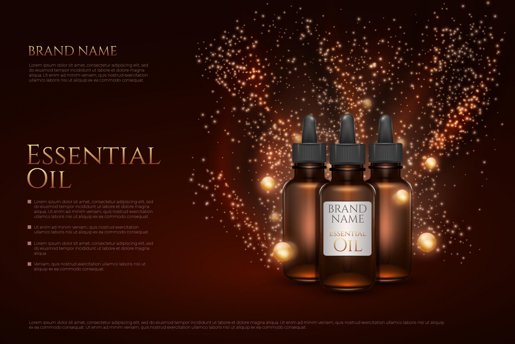 三瓶香精油化妆瓶素材下载封面大图