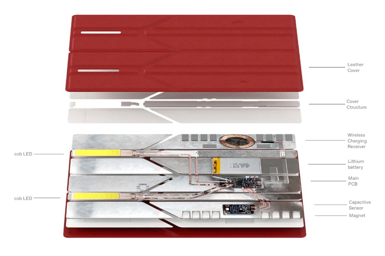 受折纸启发的灯在携带时可折叠成一张纸,并在您需要时打开为漂亮的台灯---酷图编号7