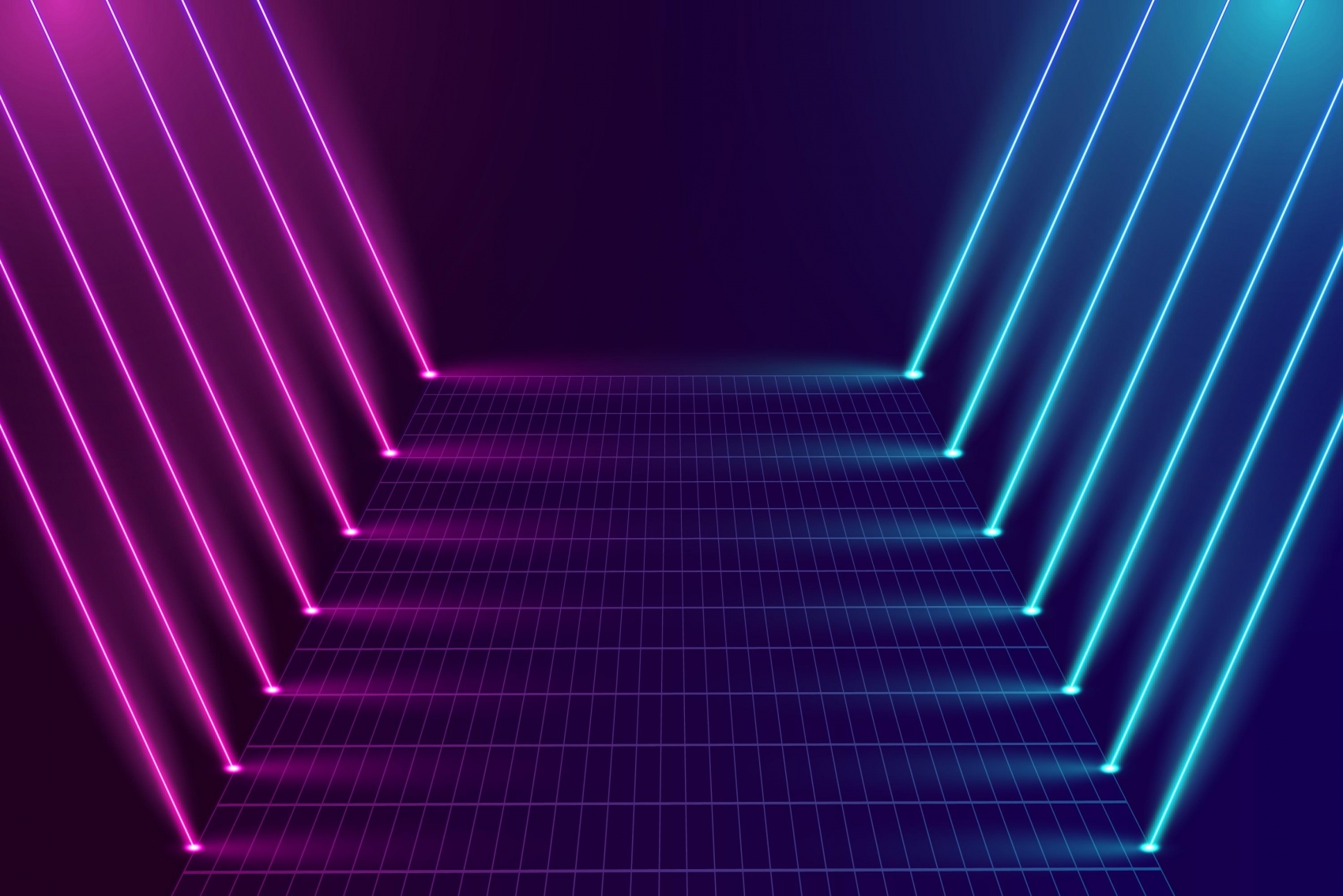蓝紫条状霓虹灯素材下载封面大图
