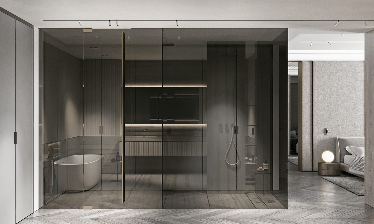 塑造现代灰色阴影内饰的空间设计---酷图编号22