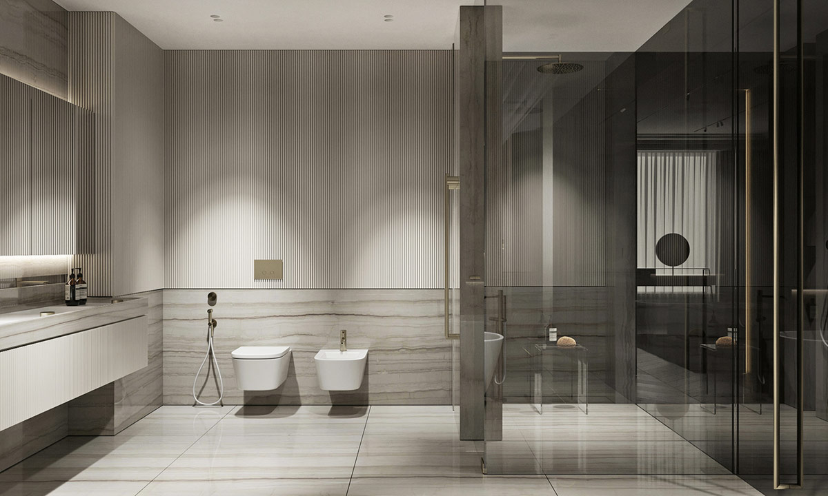 塑造现代灰色阴影内饰的空间设计---酷图编号1