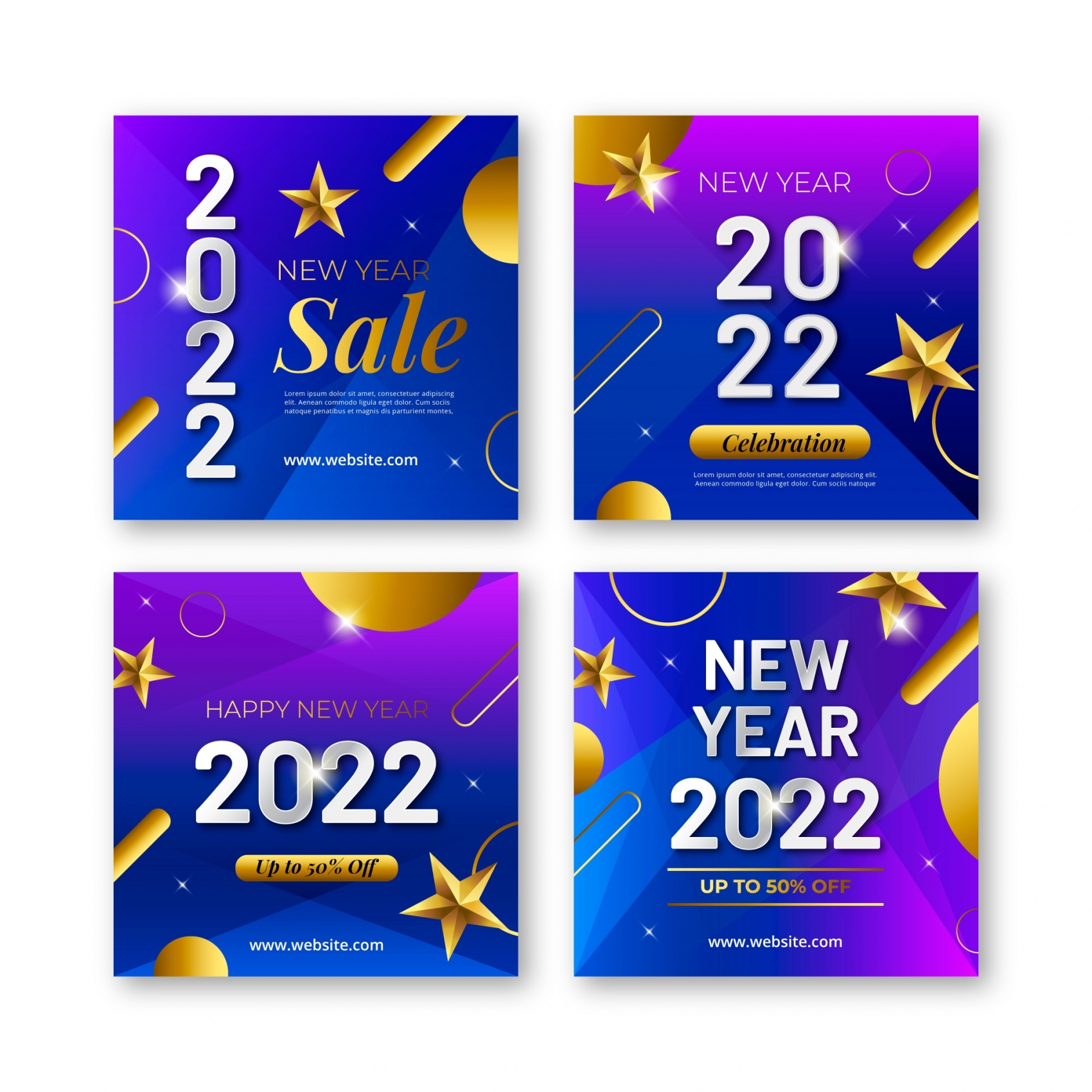 蓝紫风2022立体圣诞节素材下载图片