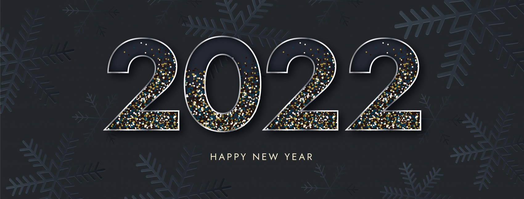 2022碎钻风跨年立体字素材图片