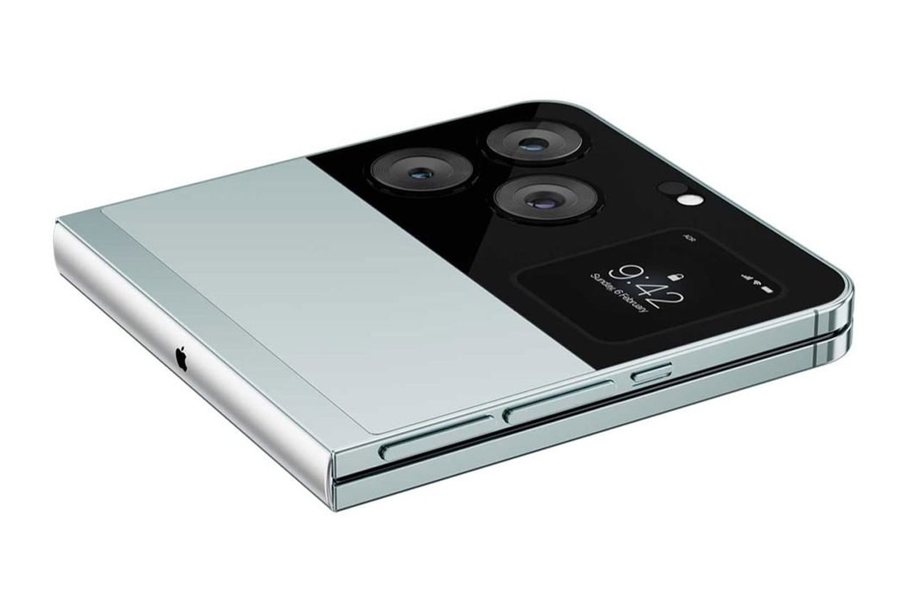 苹果首款可折叠配备专业级摄像头阵列的 iPhone Air Flip 设计---酷图编号12
