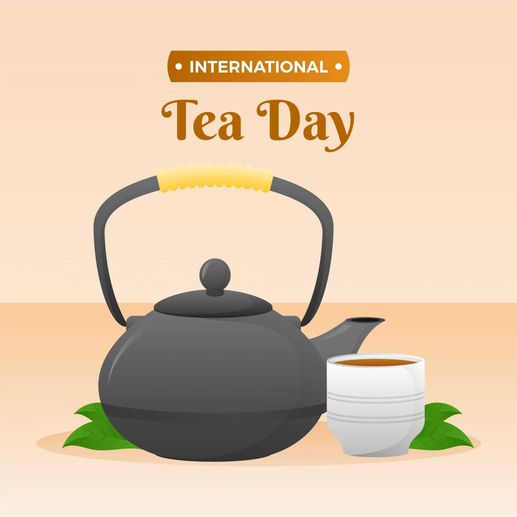 休闲的下午茶海报素材图片