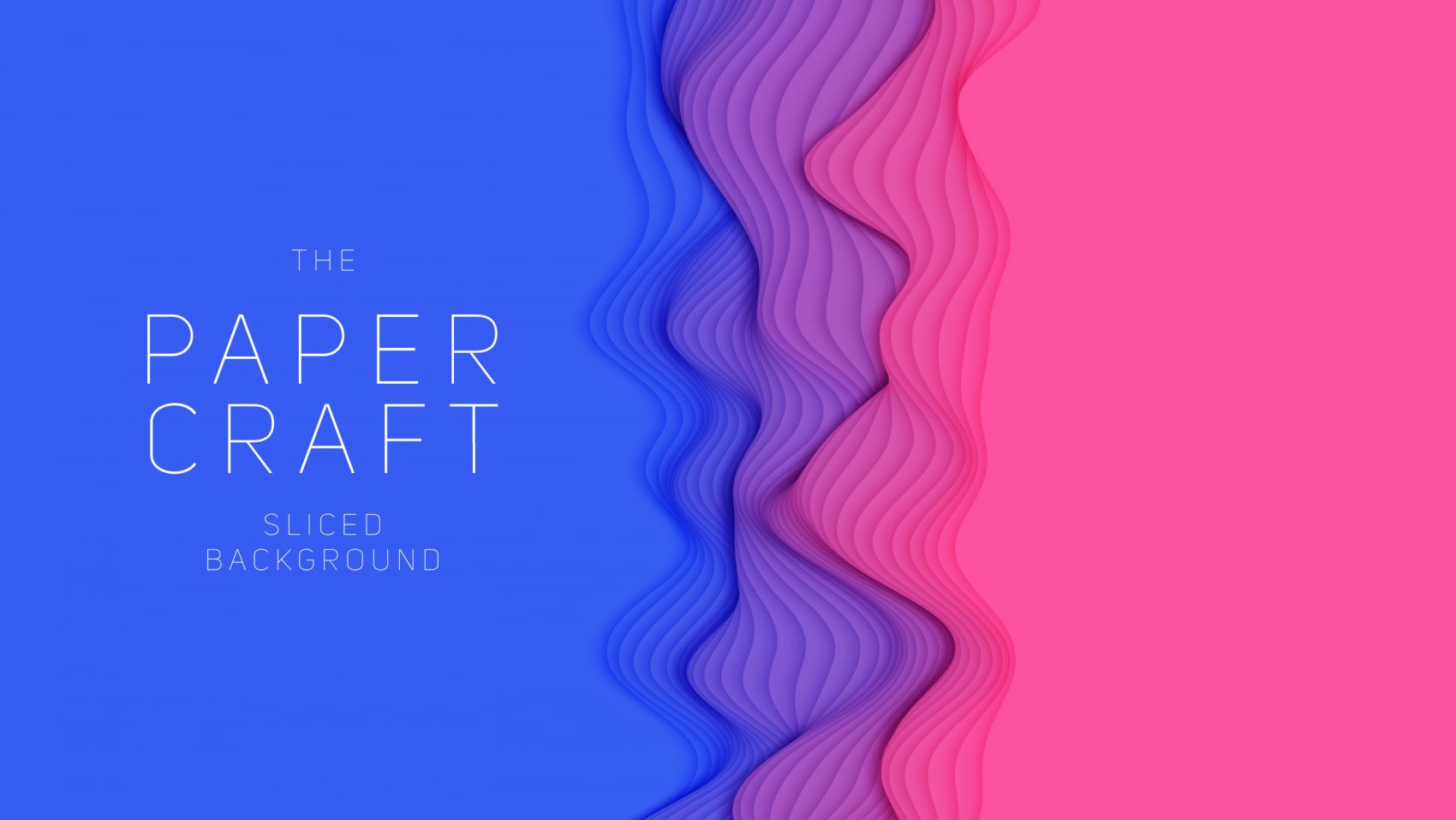 蓝红抽象海浪图矢量素材下载图片