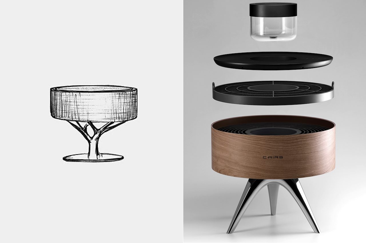 集成加湿器和空气净化器的桌子---酷图编号1