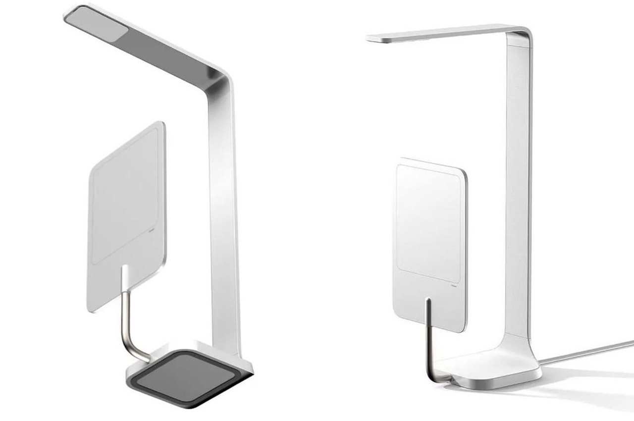 兼作书架 + 磁性夹板的多功能台灯---酷图编号9