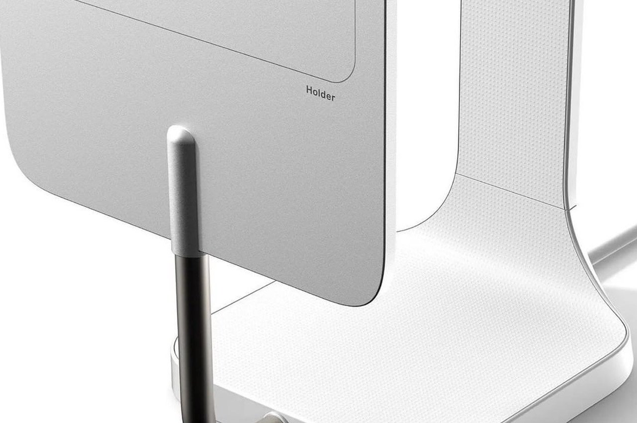 兼作书架 + 磁性夹板的多功能台灯---酷图编号11